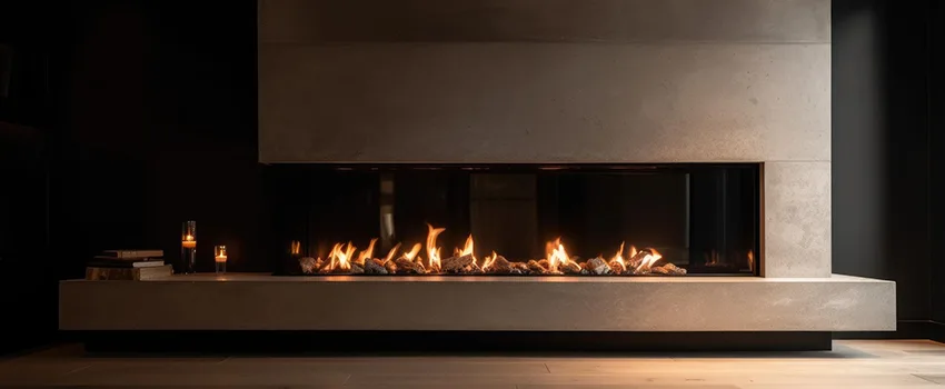 Gas Fireplace Ember Bed Design Services in Tumwater, Washington