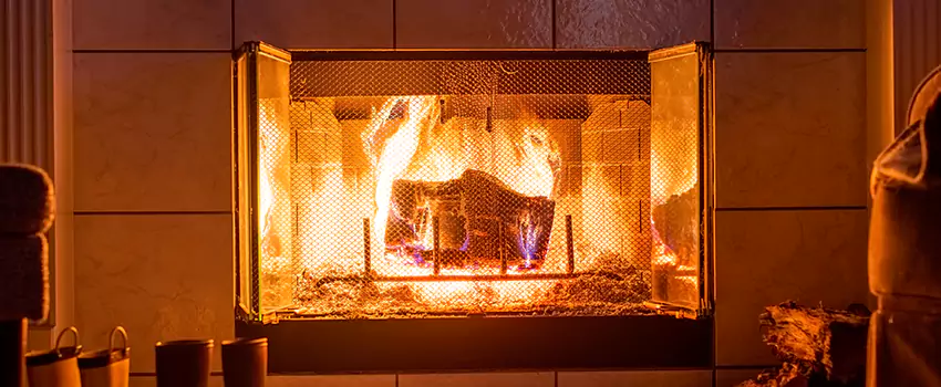 Mendota Hearth Landscape Fireplace Installation in Tumwater, Washington