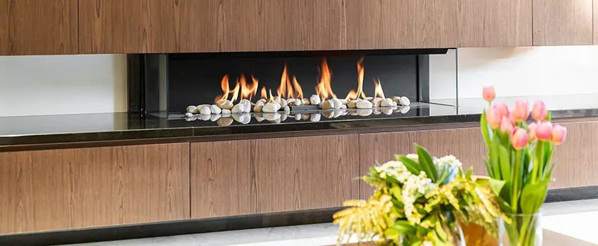 Double-height Fireplace Design Refurbishment in Tumwater, Washington